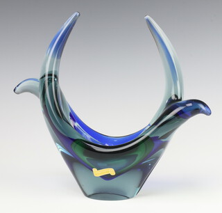 A Murano glass free form dish 25cm 