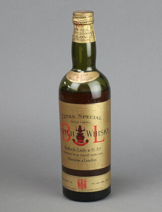 A 1940's bottle of Bulloch, Lade & Co. Ltd.,  Extra Special Gold Label Scotch Whisky