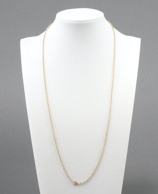 A 9ct yellow gold necklace 5.1 grams, 55 cm 