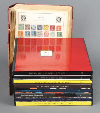 The Centurion album of world stamps including GB Victoria and later, Portugal, USA and 8 Royal Mail Special stamp albums - 6, 7, 9, 10, 11, 12, 13 and 15 complete with stamps