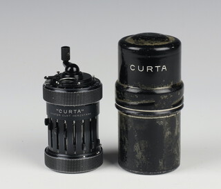 A Curta Type One no.9287 calculator 