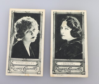 Edwards, Ringer and Biggs cigarette cards - 38 cards from various sets including Cinema Stars (1923), Dogs Series (1908 Exmoor Hunt Back) and Flags of All Nations (1907 Stag Back) 