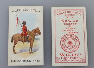 Wills overseas cigarette cards - Indian Regiments (1912 W.239) a complete set of 50 Star and Circle Issue 