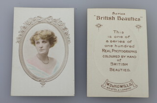 Wills overseas cigarette cards - British Beauties (1915 W.155) a complete set of 101 