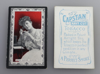 Wills overseas cigarette cards - Actresses, plum background (1903 W.34) an incomplete set of  99 out of 100 Vice Regal backs (missing 6.Miss Crissie Bell) and 96 out of 100 Capstan backs (missing 5.Mlle. Batti,  10.Miss Buckley, 62.Miss Lilah McCarthy and 91.Miss Madge Temple) 