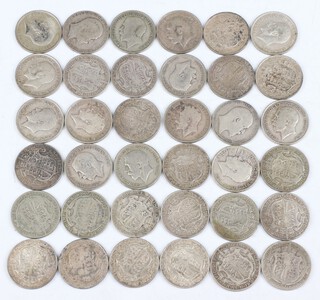 A quantity of pre-1947 half crowns, 500 grams 