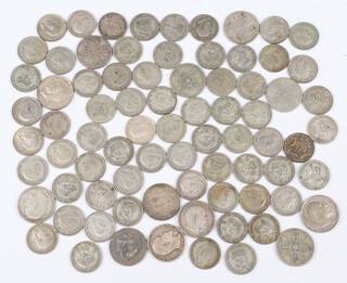 A quantity of pre-1947 shillings and florins, 500 grams 