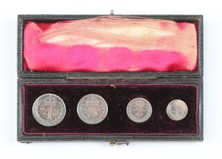 A cased Maundy Money, 4 coin set 1897, in original box 