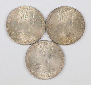 Three Marie Therese 1780 restrikes