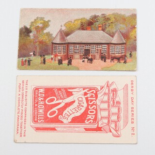 Wills overseas cigarette cards, Derby Days (1914) W.181 Scissors issue with title, a complete set of 25 