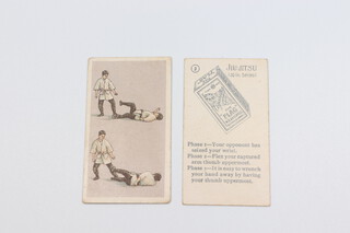 Wills overseas cigarette cards, Jiu-Jitsu (1910 Flag issue), a complete set of 50 