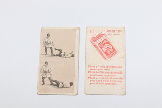 Wills overseas cigarette cards, Jiu-Jitsu (1910 Scissors issue), a complete set of 50 