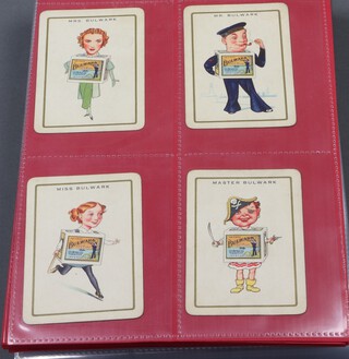 Wills Cigarette Cards, a binder of multiple sets (not guaranteed complete) of playing card editions 