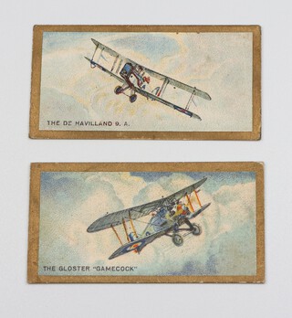 British American Tobacco Cigarette Cards, Aeroplanes (1926), a complete set of 50