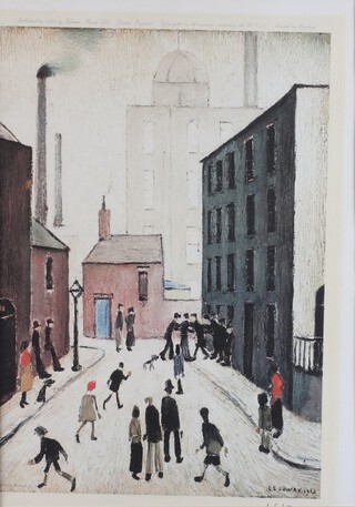 **Laurence Stephen Lowry (1887-1976), lithograph signed in pencil, industrial scene dated 1953, with Medici Society blind stamp 37cm x 27cm with original 1976 receipt **Please Note - Artist's Re-sale Rights may be payable on this lot