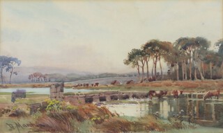 William Mathison (British 1825-1893) watercolour signed, "View of Banbury" 17cm x 28.5cm  