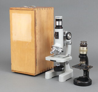 A students Prinz microscope boxed, 1 other 