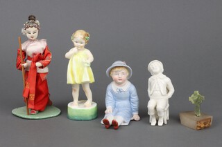 A Royal Worcester figure "Only Me" 3226, 15cm and other minor items