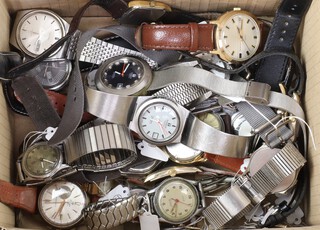 A quantity of vintage wristwatches