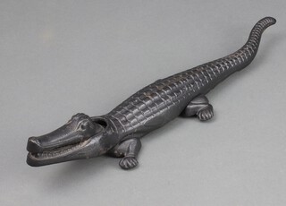 An iron crocodile nutcracker
