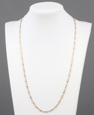 A 9ct yellow gold necklace 5.7 grams 