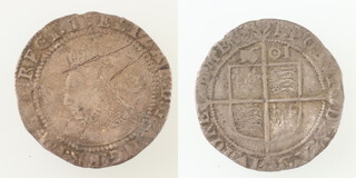 Elizabeth I (1558-1603), a silver sixpence (S 572) 7th issue dated 1601, 1 mint mark 2.6 grams 