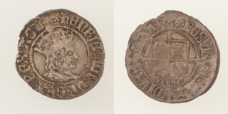 Henry VIII (1509-1547), a 1st coinage half groat, portrait of Henry V, rose mint mark 