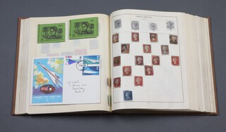 A collection of mint and used world stamps including Germany, Luxembourg, Japan, France, Egypt 