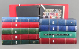 11 stock books of various Austrian stamps