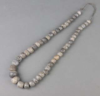 A Roman necklace of graduated beads 