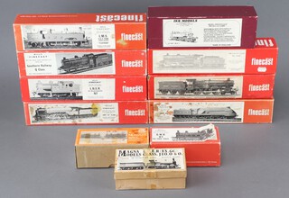 Eight fine cast double O gauge locomotives, some built and part built together with an IKB model locomotive, an Nu.Cast locomotive and 2 others 