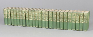 Scott (Sir Walter) "The Waverley Novels" border edition, 24 volumes complete, London John C Nimmo 1898, plates by Cameron Macbeth and Lalauze, green cloth and gilt titles 