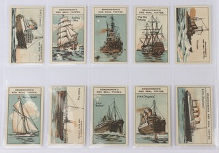 Jonathan Edmondson Toffee cards British Ships (1925) a complete set of 20 and United Tobacco Companies (South Africa) Ships of All Times (1931) a complete set of 40  