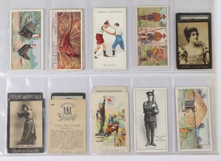 Ogdens Cigarette cards, a collection of incomplete sets and types to include Ogdens Tabs (multiple series), Guinea Golds Records of The World, Boxing, British Birds, Race Horses, British Costumes, Boy Scouts, Fowls, Pigeons and Dogs, etc 