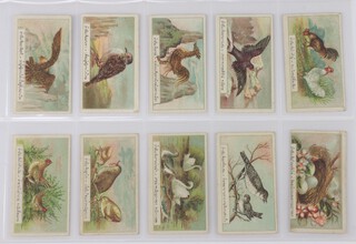 British American Tobacco Cigarette cards, a collection of 136 Eagle Bird Cigarette cards, mainly Siamese sets circa 1915 