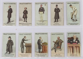 Wills cigarette cards, Vanity Fair Series (1902) W.31, 50 cards, a mixture of 1st and 2nd series