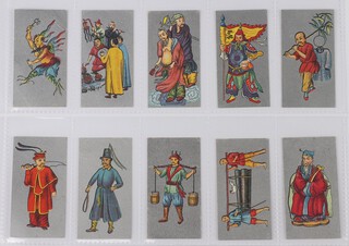 Cavanders Ltd. Cigarette cards, 2 complete sets Ancient Chinese (1926) and Ancient Egypt (1928) complete sets of 25 