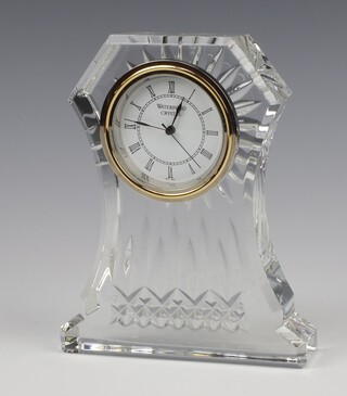 A Waterford Crystal timepiece, boxed, 17cm 