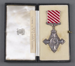 A George VI issue Air Force Cross dated 1941, un-named, as issued, with attributable strip of typed paper, marked Squadron Leader R J C Nedwill AFC RAF, cased, together with typed reference marked No.4 S.F.T.S Iraq Squadron Leader Richard John Cortney Nedwill (34169) 