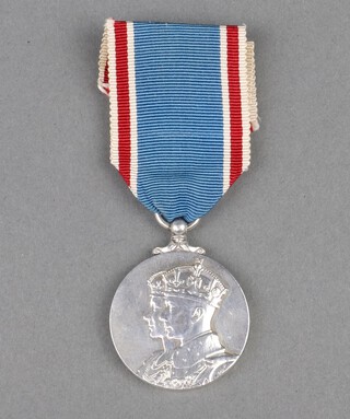 A George VI Coronation medal, un-named, as issued