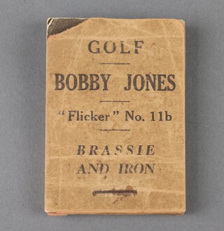 Bobby Jones, "Golf", a Flicker Book No.11b "Brassie and Iron" 