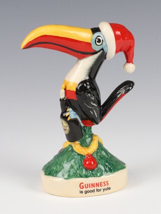 A Royal Doulton limited edition advertising figure Christmas Toucan "Guinness is Good for Yule" MCL6 no.981/2000 11cm 