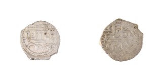 Khans of Krim (Crimea), Mengli Giray I, c. 1466-1514, silver Akce, 12mm, 0.65g. Inscription on both sides. F. 