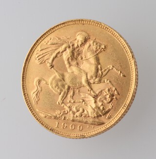 A Victorian sovereign 1900