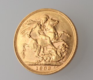 An Edward VII sovereign 1903  