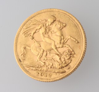 A George V sovereign 1912