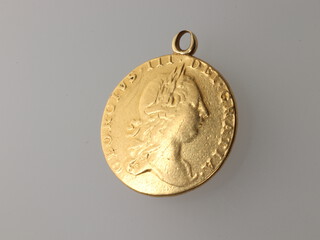 A George III spade Guinea 1763 