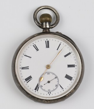 A 935 standard mechanical pocket watch  with seconds at 6 o'clock, the 48mm case numbered 967593 