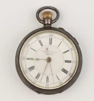 A 935 standard silver key wind pocket watch, the 55mm case numbered 124938, the dial inscribed J B Dent and Son Switzerland and London 