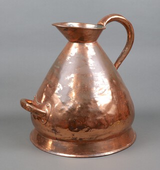 A 19th Century copper 4 gallon harvest measure 41cm (some dents)